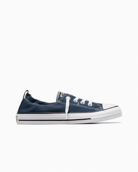 Women's Converse Chuck Taylor All Star Shoreline Slip On Shoes Navy | AU 1C85EQ